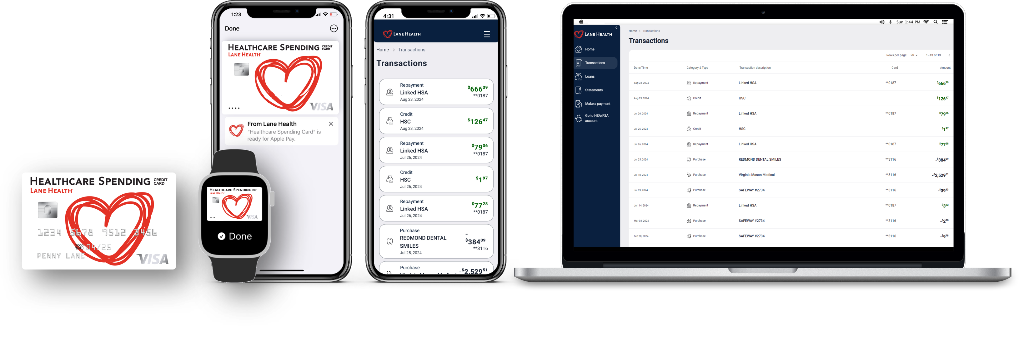 Lane Health across multiple devices